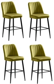 Set de scaune de bar Vento Green, 4 buc., 4 buc