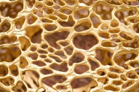 Masuta cu aspect deosebit Leaf 55cm, auriu