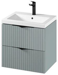 Cersanit S801-544 - Dulap suspendat pentru baie cu lavoar TIRSO 60 x 45 cm, mentă