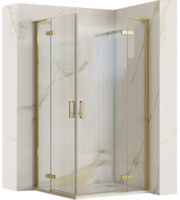 Cabina dus Hugo 90x90 auriu periat
