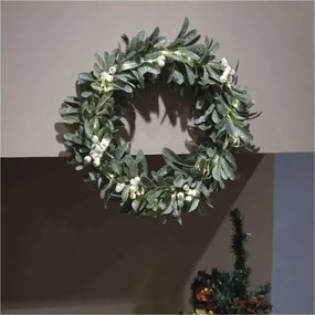 Coroniță de Crăciun cu LED, 25 LED-uri, alimentare 3xAA, Ø 35 cm