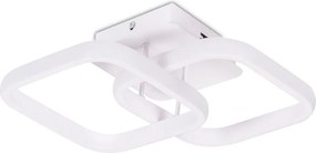 Aplica LED Erste Aria 28W 3CCT Alb Mat, Design Modern Curbat 330x260x90mm, Lumina Reglabila din Intrerupator pentru Living, Hol sau Dormitor