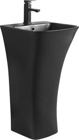 Mexen Nel lavoar independent 45 x 44 cm, negru mat - 26134570