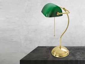 Lampa de birou din alama design clasic Banker