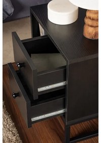 Noptieră GLIMMER 50x45,2 cm negru