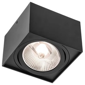 Spot CHLOE AR111 1xGU10/50W/230V negru pătrat