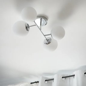 Brilagi - Lustru aplicat MALONY, 4xE14/20W/230V, crom lucios