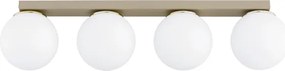Brilagi - Plafonieră cu spoturi MILO 4xE27/60W/230V bej/auriu