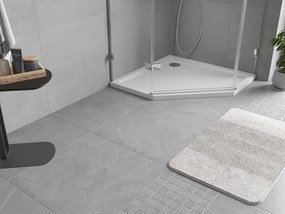 Mexen Flow cadă de duș pentagonală slim 80 x 80 cm, alb lucios - 46P108080