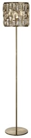 Lampa de podea design modern Bijou alama antic/ champagne