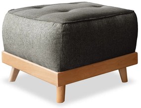 Taburet Miuform Dazzling Daisy, gri închis