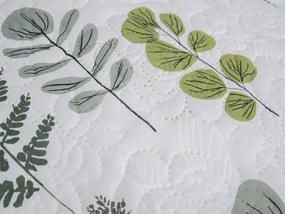 Cuvertura de pat SCANDI NATURE, verde Dimensiune: 220 x 240 cm