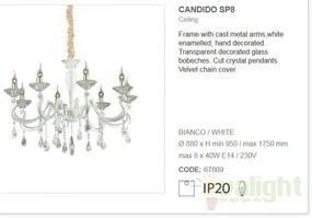 Candelabru cristal Venezian diam 88cm CANDIDO SP8 067889