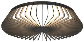 Plafoniera LED Smart dimabila cu telecomanda HIMALAYA 80W neagra