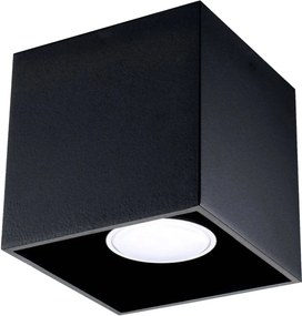 Sollux Lighting Quad lampă de tavan 1x40 W negru SL.0022