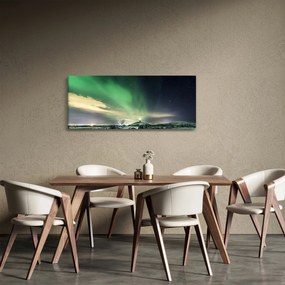 Tablou cu Aurora Borealis (120x50 cm)