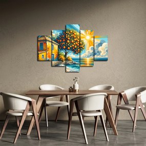Tablou - Casă cu portocale I. (150x105 cm)