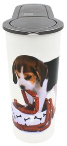 Cutie pentru depozitarea hranei animalelor, 4 litri - Model Beagle