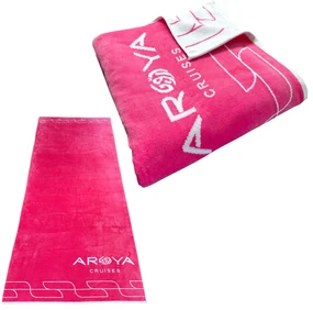 Prosop plaja bumbac 100%, 75x200 cm, pentru sezlong, 550g mp, PPB51