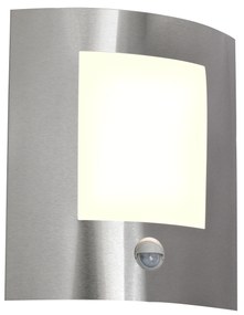 Lampa de perete exterioara moderna din otel cu senzor de miscare IP44 - Emmerald 1
