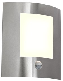Lampă de perete modernă de exterior din oțel cu senzor de mișcare IP44 - Emmerald 1