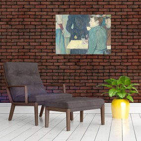 Tablou - Henri de Toulouse-Lautrec, A Corner of the Moulin de la Galette, reproducere (70x50 cm)