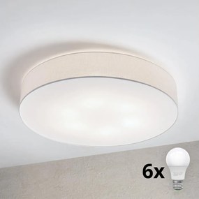 Brilagi - Plafonieră LED SIRIJA 6xE27/60W/230V Ø 80 cm, alb