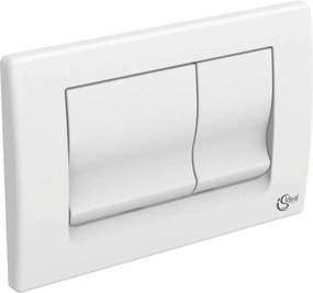 Clapeta de actionare dubla comanda Ideal Standard Solea M1 alb