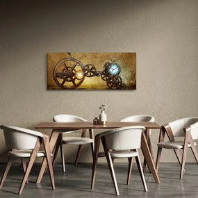 Tablou cu aparatele istorice ale ceasurilor (120x50 cm)