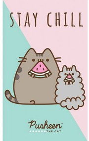 Pusheen Stay Chill prosop de mână, prosop de față, prosop 30x50 cm