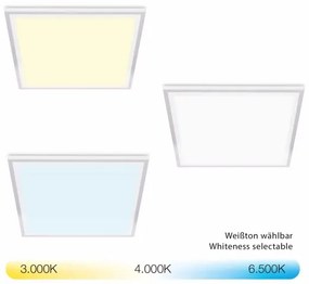 Plafonieră LED RGBW dimabilă Telefunken 321206TF LED/18W/230V 3000-6500K + telecomandă