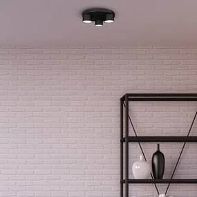 Plafonieră DIXIE 3xGX53/11W/230V neagră