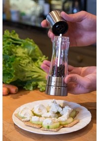 Cole&Mason DERWENT set 2 râșnițe sare și piper, 19 cm, crom lucios