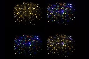 Lanț luminos de Crăciun -19,9 m, 200 LED, 9 funcție intermitentă