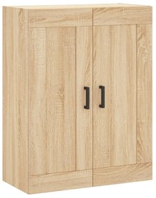 830383 vidaXL Dulap TV pe perete stejar sonoma, 69,5x34x90 cm, lemn prelucrat