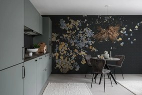 Fototapet, Fragile Beauty, Dark Blue, Rebel Walls