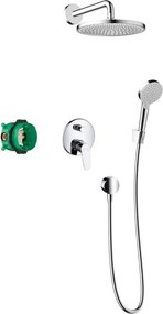 Sistem de dus incastrat Hansgrohe Crometta S 240 crom lucios