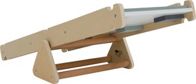 Montessori Triunghiul Pikler 3în1, natural/mix de culori, OPRIN