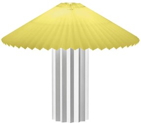 Veioză galbenă-argintie cu intensitate reglabilă cu abajur textil (înălțime 36 cm) Taite – Blomus