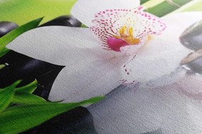 Tablou orhidee cu tematica japoneză