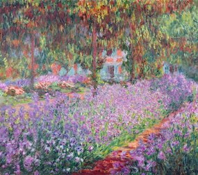 Reproducere The Artist's Garden at Giverny, 1900, Claude Monet