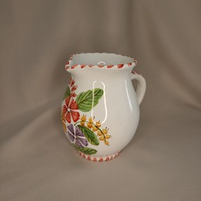 Carafă din ceramică 0.5L model flori de câmp