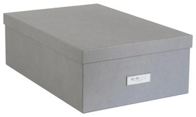 Set 3 cutii de depozitare Bigso Storage Box of Sweden Inge, gri