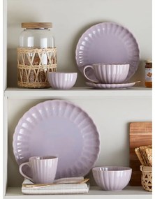 Ceașcă roz-deschis pentru cappuccino din gresie 220 ml Latina – Bloomingville