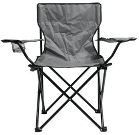 Scaun pliabil de drumeții, gri