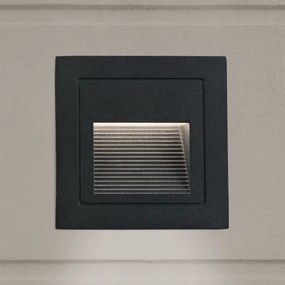 Corp de iluminat LED încorporat Orion AL 11-1217 LORO LED/2W/230V IP65 negru