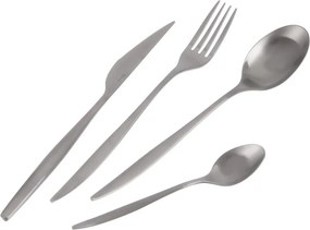 Tacâmuri argintii din oțel inoxidabil 24 buc. – Orion