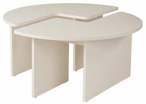 Măsuță de conferință Moira Wood White
