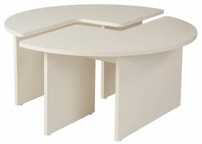 Măsuță de conferință Moira Wood White