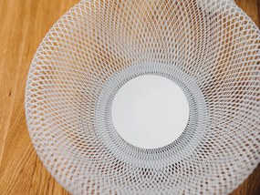 Coș de fructe din metal alb Ø 25 cm